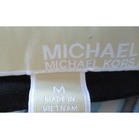 Michael Kors Women's Blue Long Sleeve Stretch Tis Shirt Size Medium - Picture 8 of 9